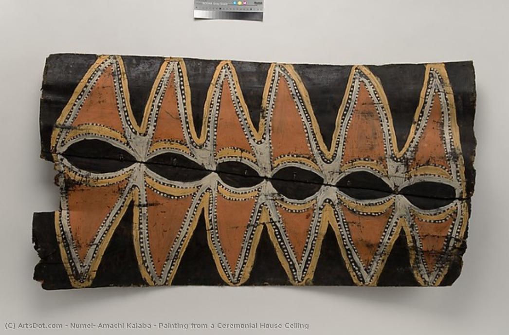 Painting From A Ceremonial House Ceiling — Numei, Amachi Kalaba
