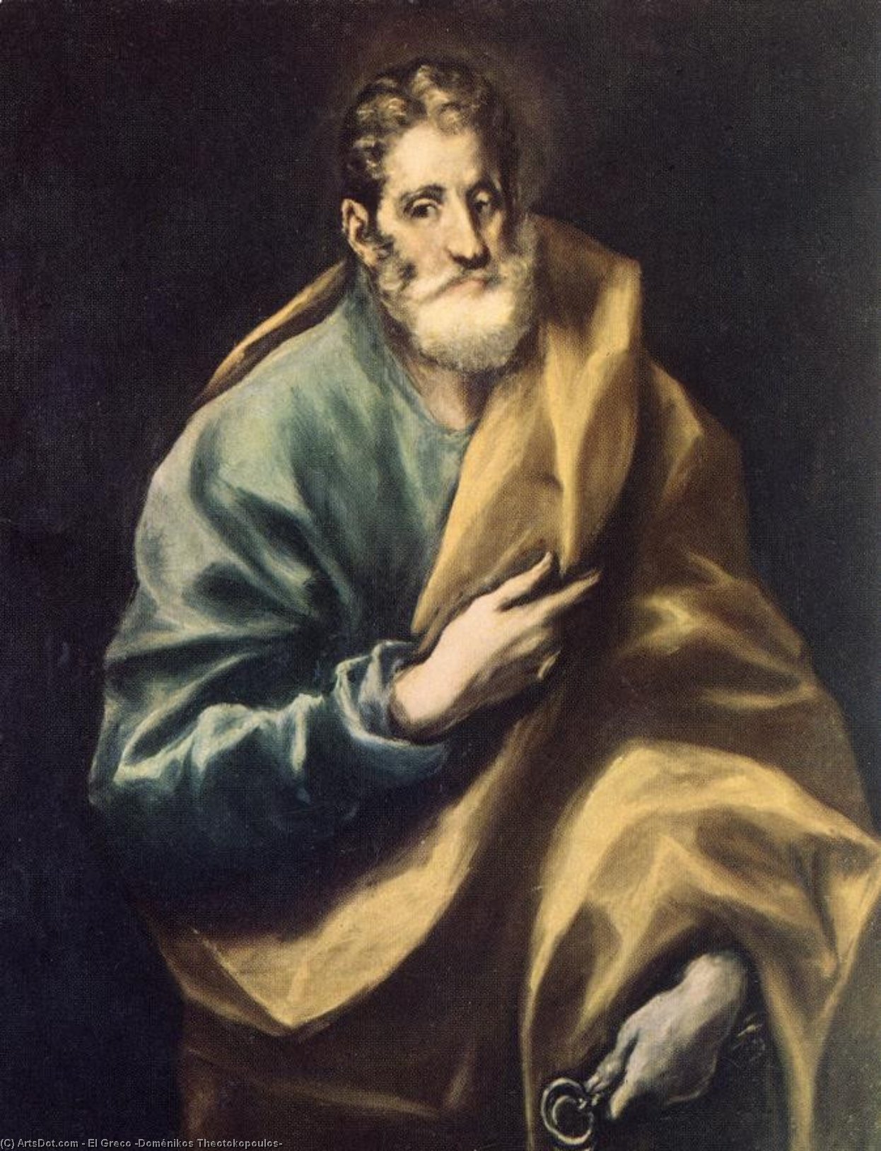 Apostle St Peter — Эль Греко