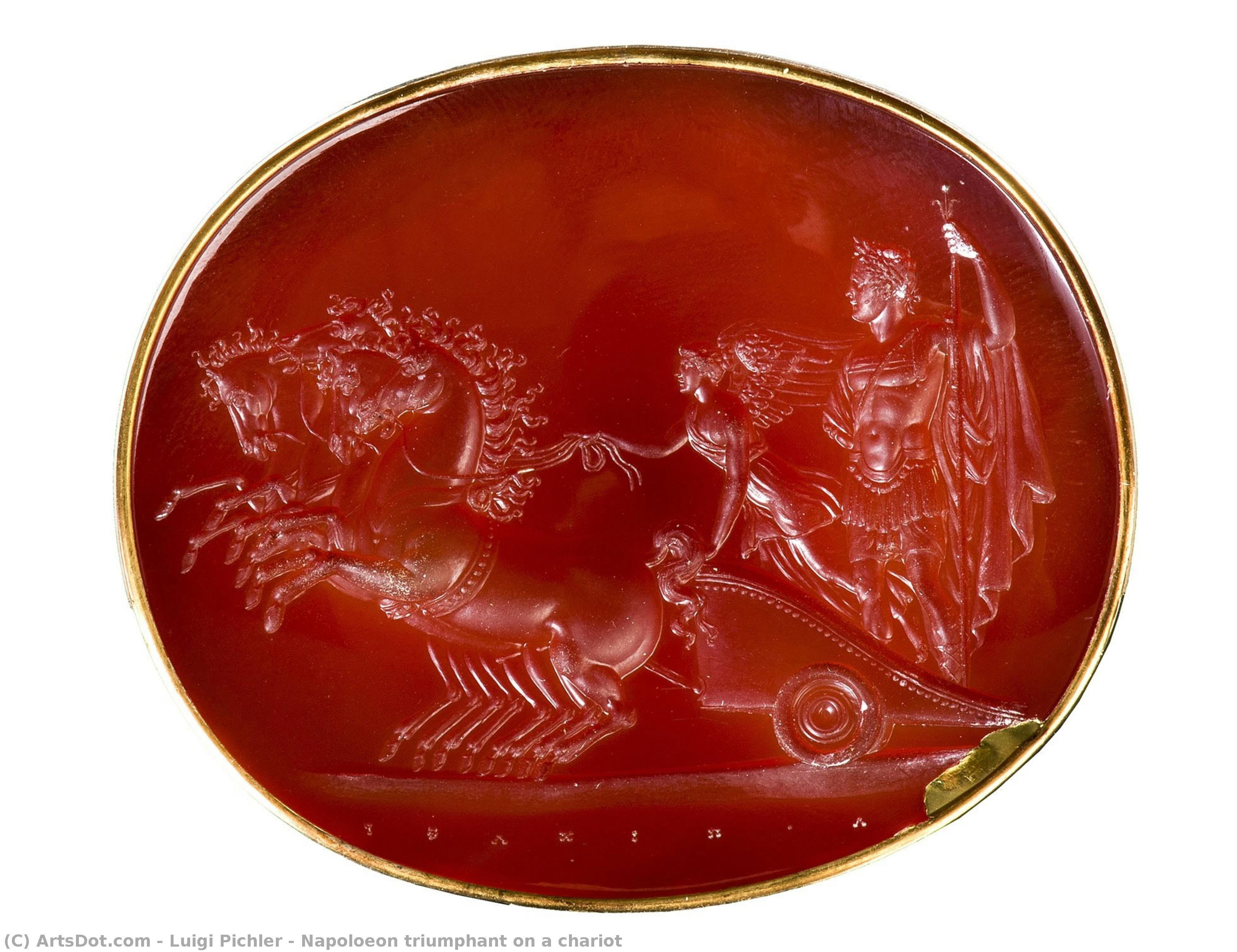 Napoloeon Triumphant On A Chariot — Luigi Pichler