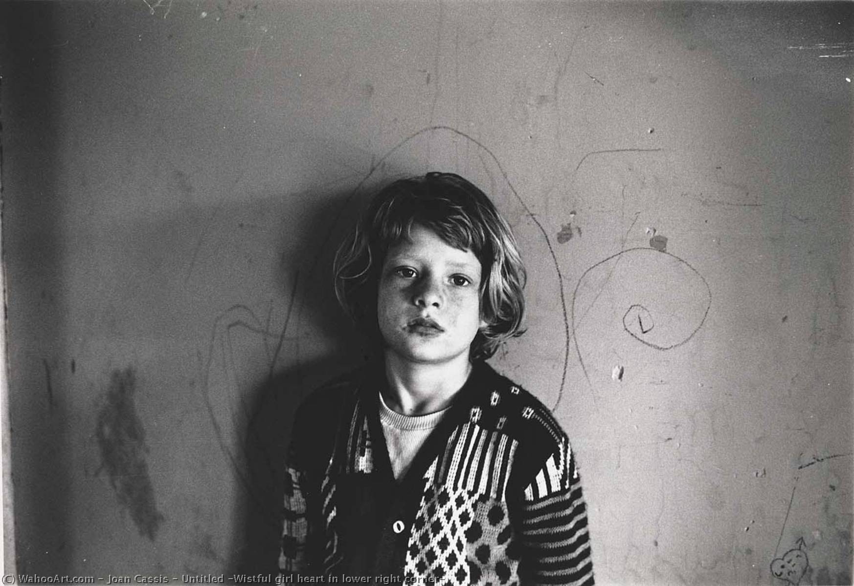 Untitled (wistful Girl Heart In Lower Right Corner) — Joan Cassis