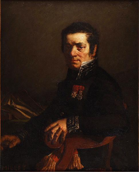 Retrato De Javain, Alcalde De Cherbourg (alcalde De Cherbourg De 1830 A 1833) — Jean-françois Millet