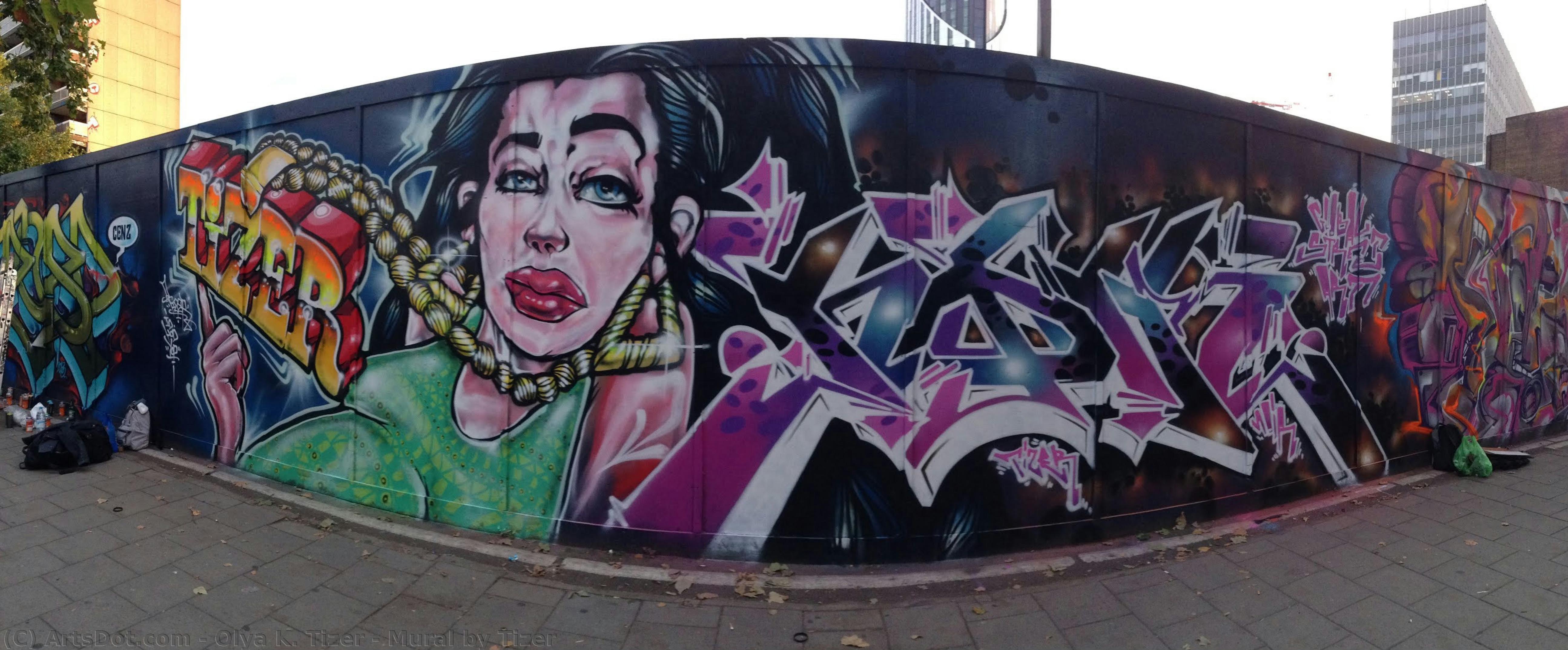 Mural By Tizer — Olya K. Tizer
