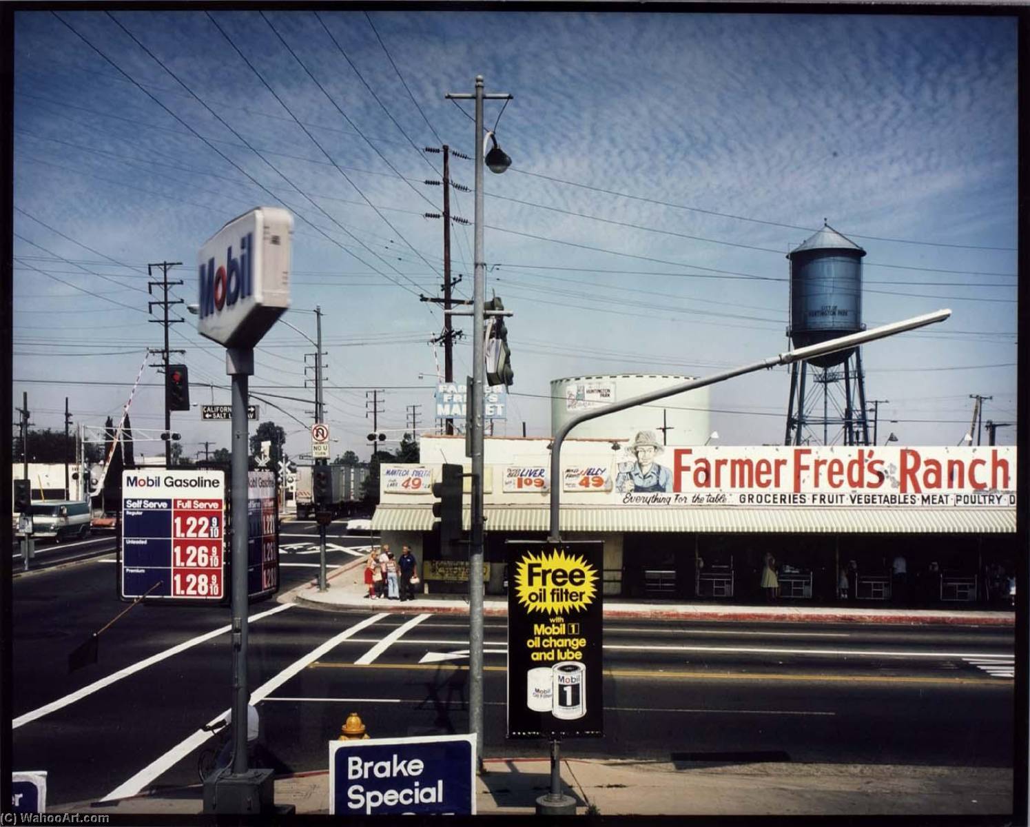 California And Florence Aves., Huntington Park, From The Los Angeles Documentary Project — John Humble