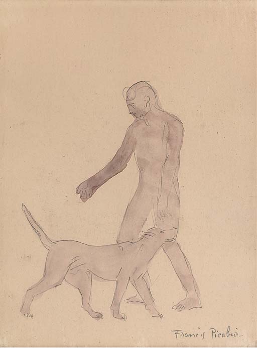 Homme Et Chien — Francis Picabia