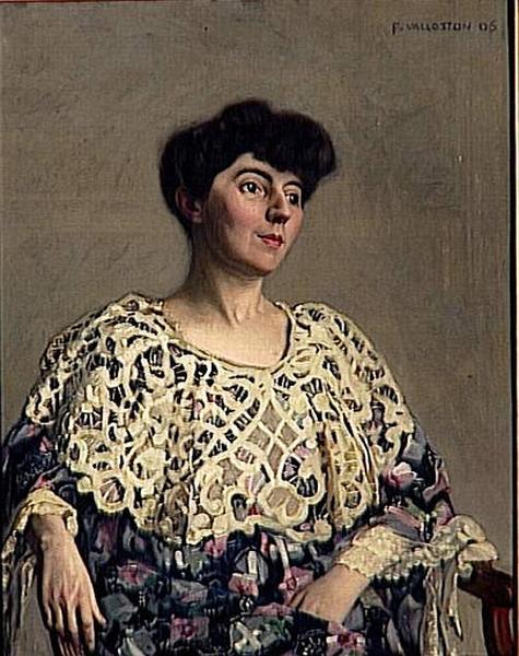 Portrait De Marthe Mellot — Félix Vallotton