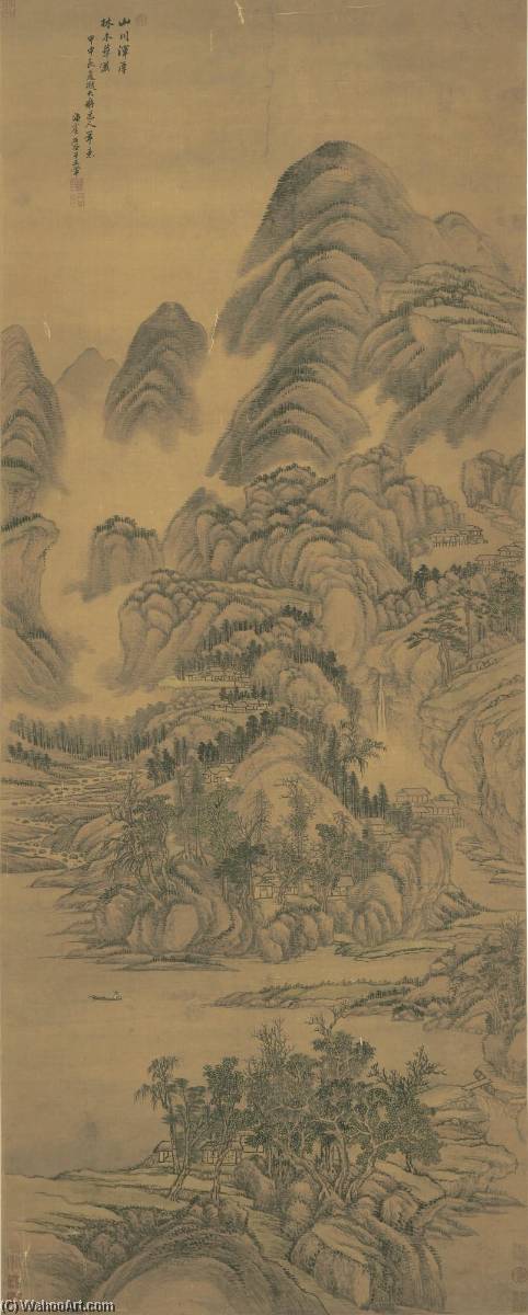 Landscape After Huang Gongwang — Wang Hui