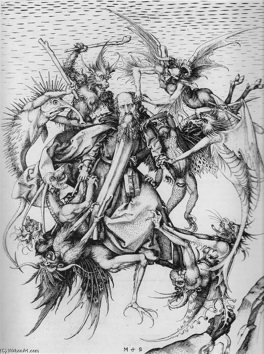 The Temptation Of St. Anthony — Martin Schongauer