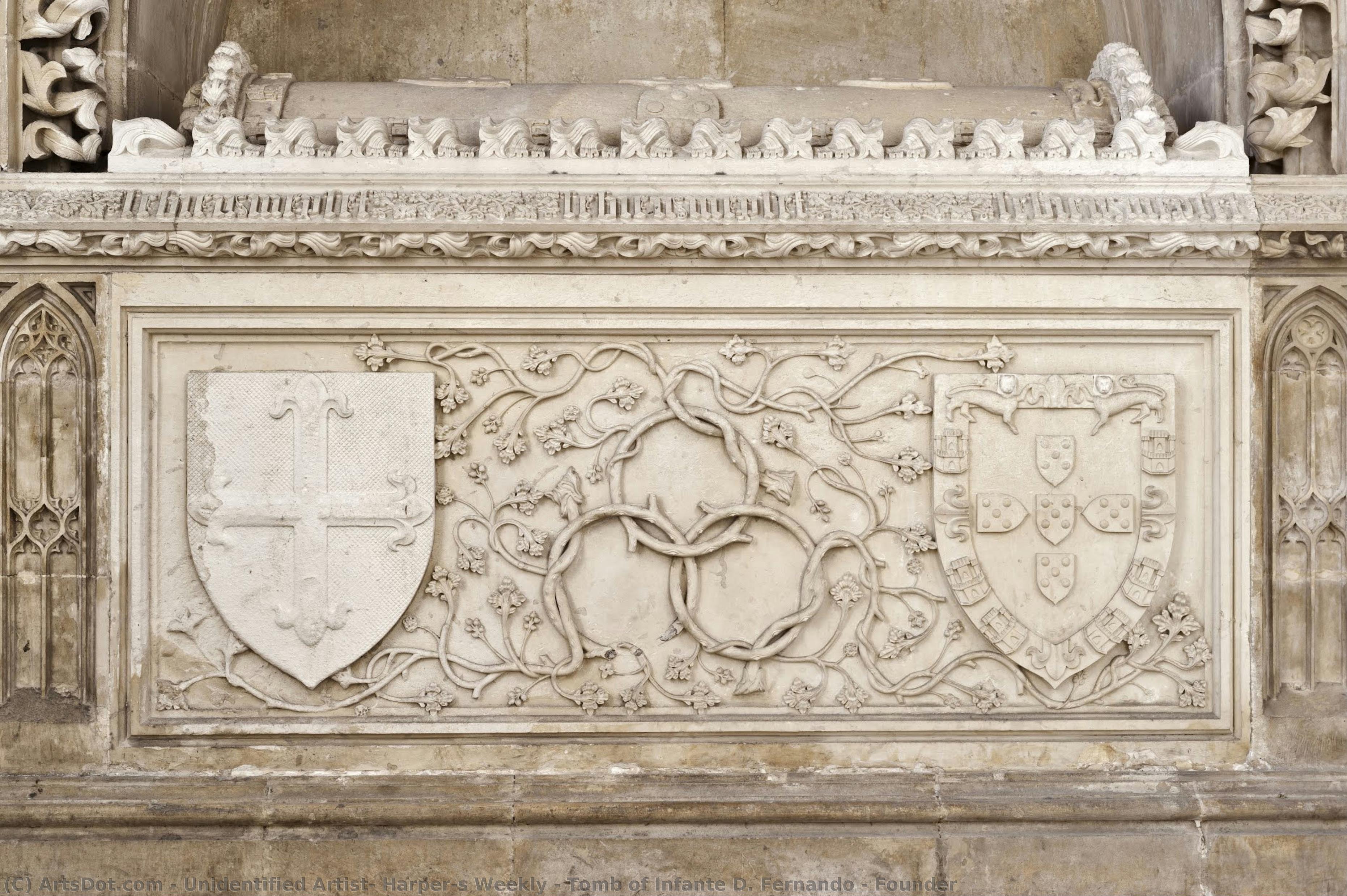 Tomb Of Infante D. Fernando - Founder — Unidentified Artist, Harper's Weekly