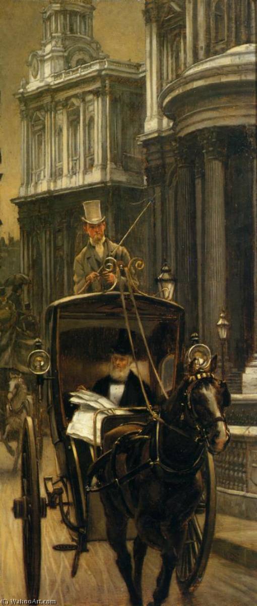 Going To Business (also Known As Going To The City) — James Jaques Joseph Tissot