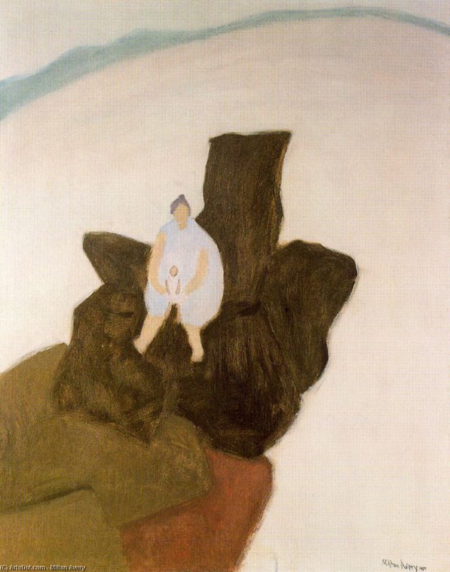 Madonna Of The Rocks — Milton Avery