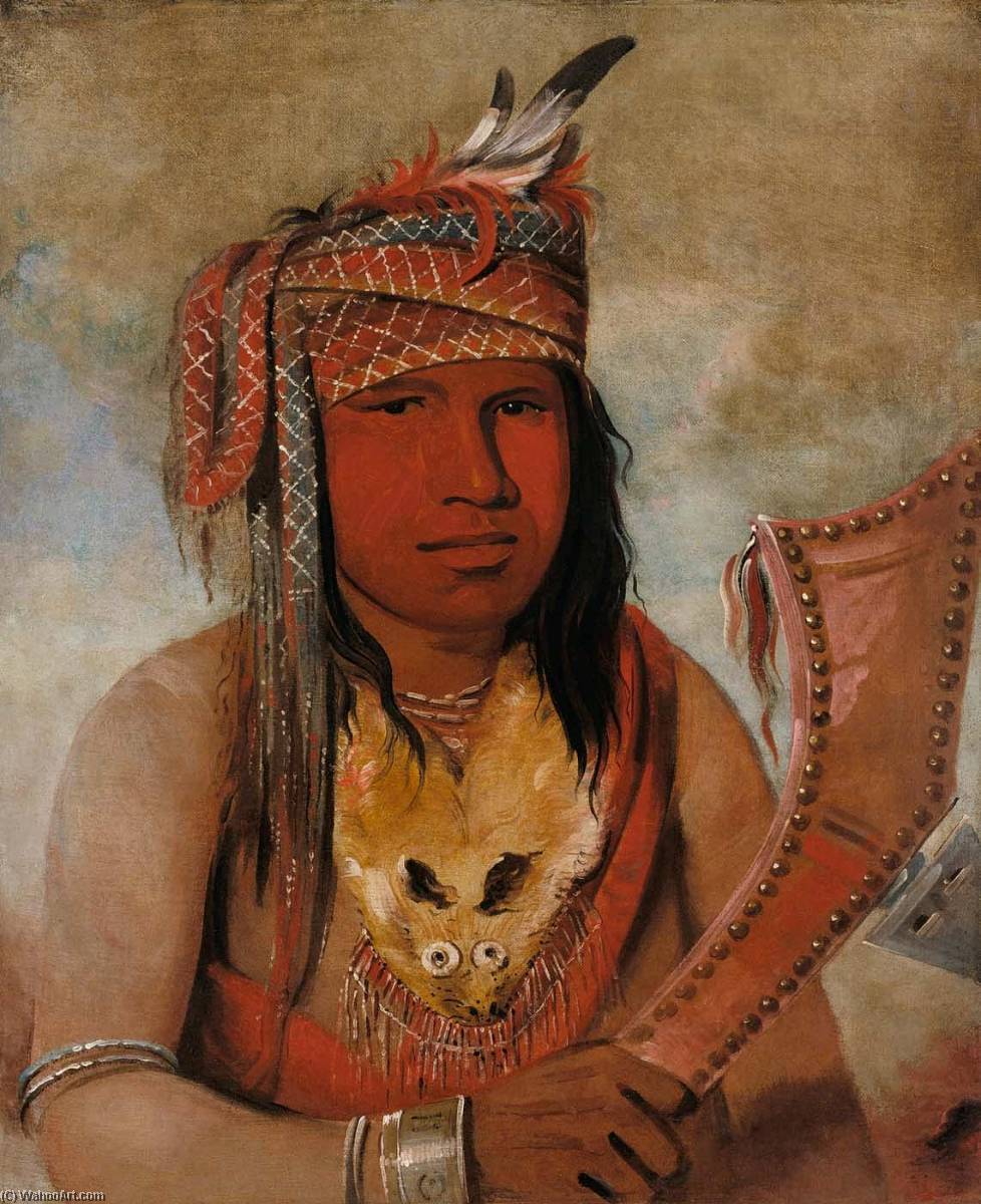 I An Be W'ah Dick, Male Caribou, A Brave — George Catlin