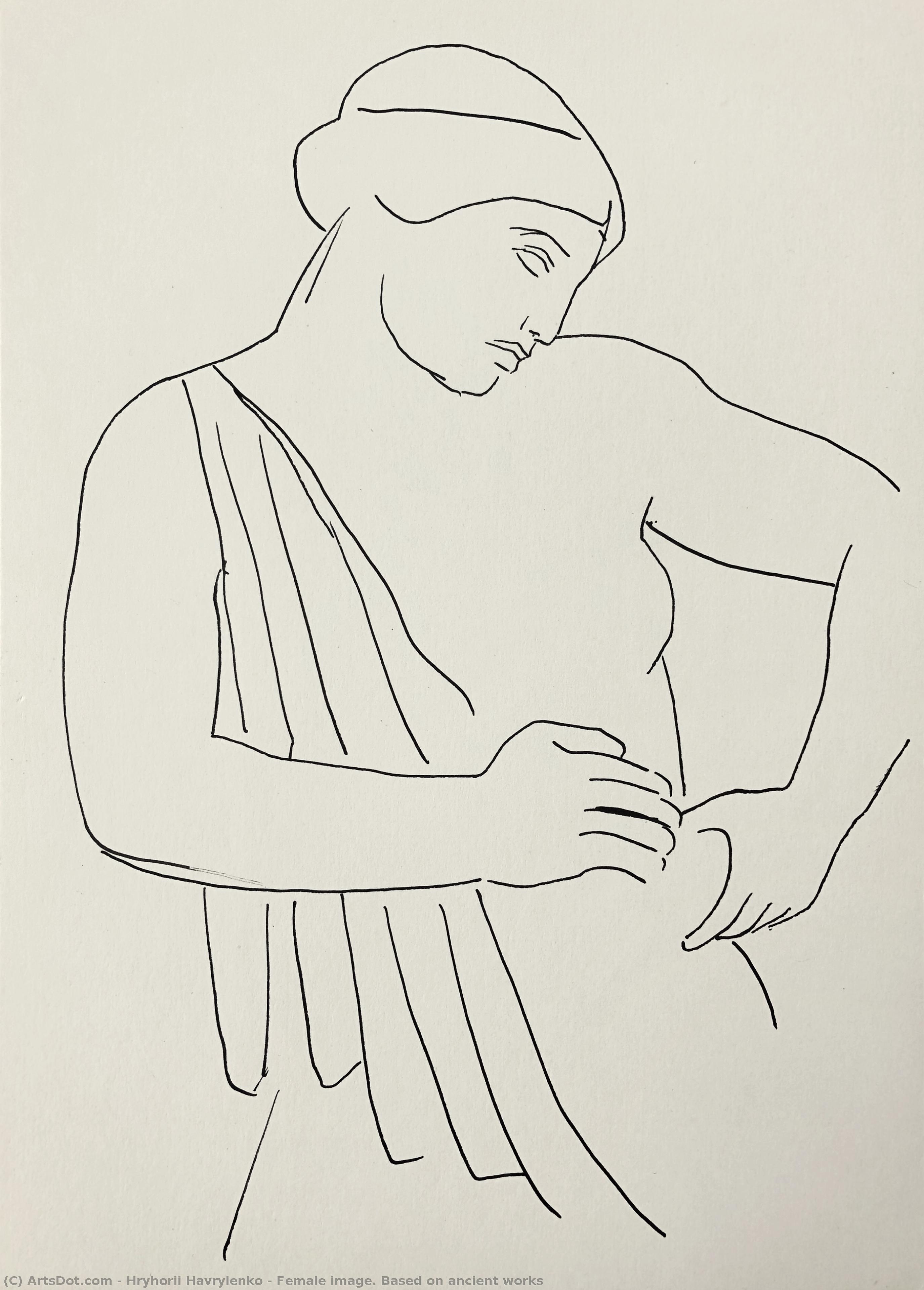 Female Image. Based On Ancient Works — Hryhorii Havrylenko