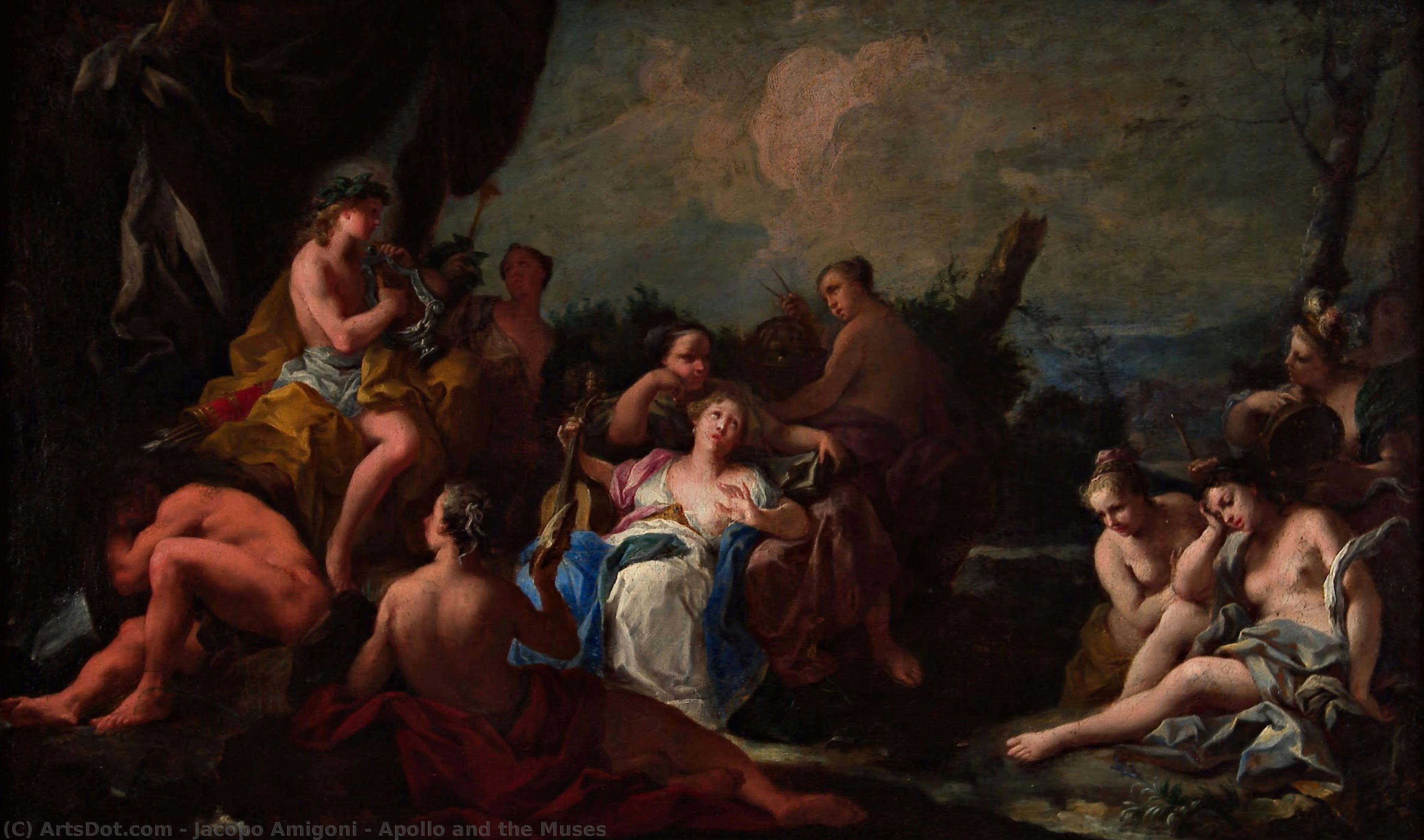 Apollo And The Muses — Jacopo Amigoni