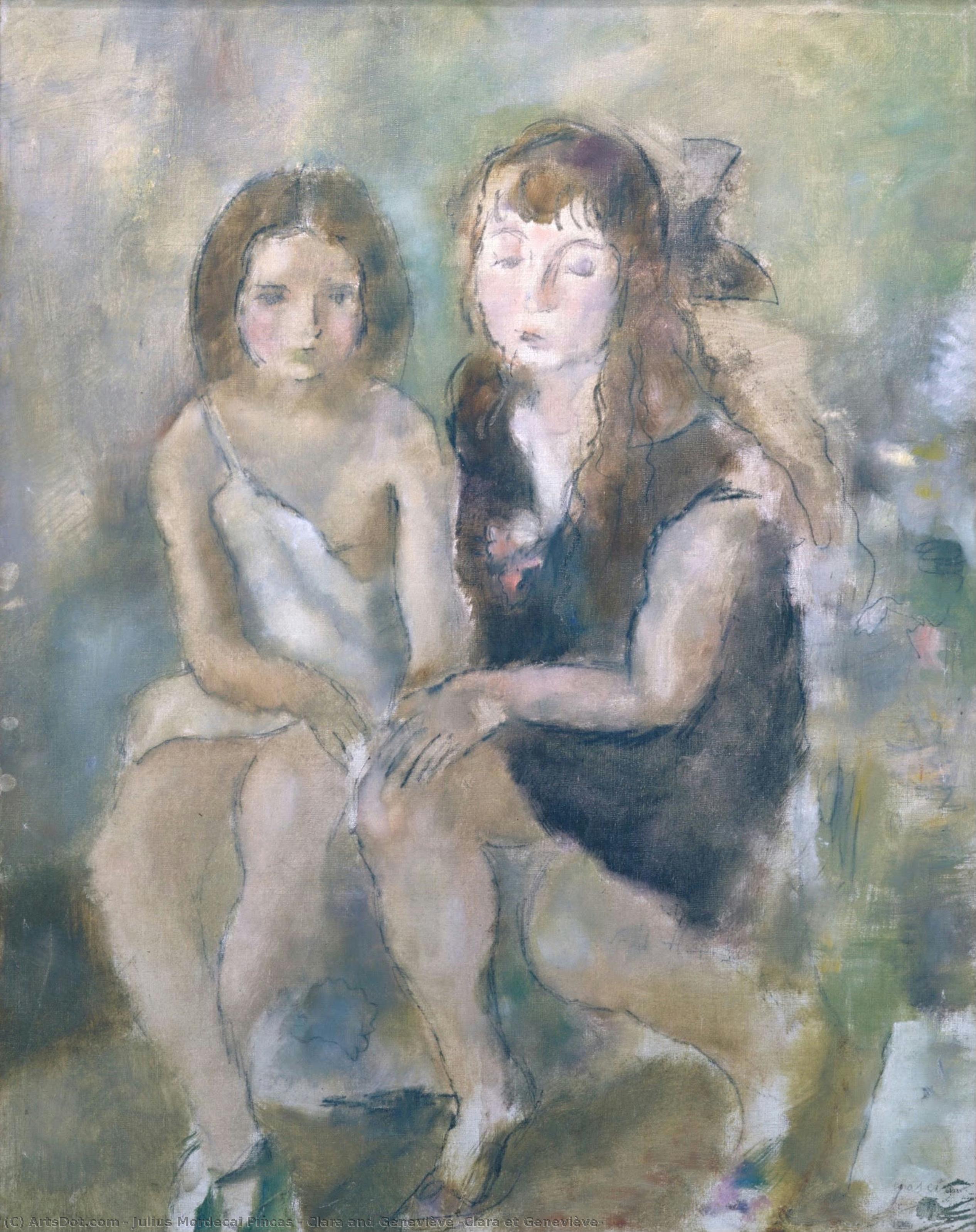 Clara And Geneviève [clara Et Geneviève] — Julius Mordecai Pincas