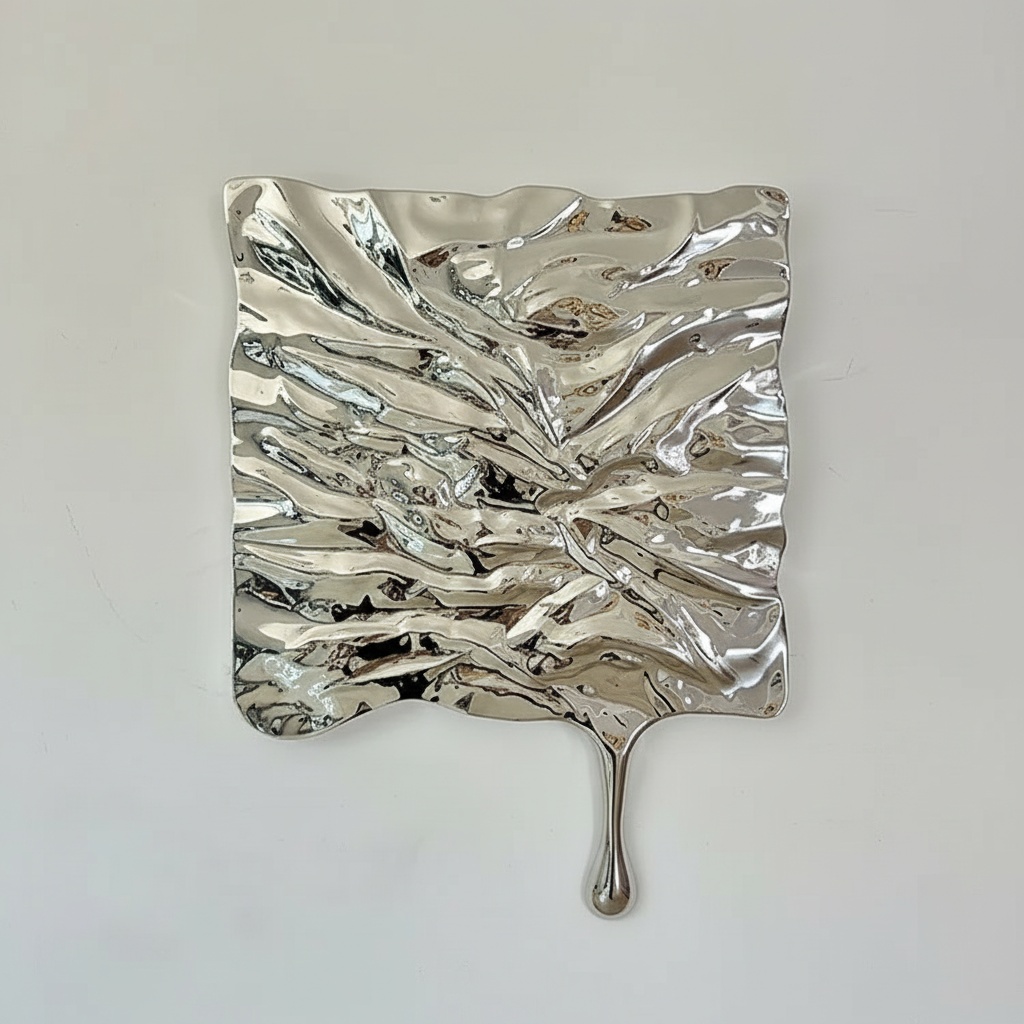 Fluid Stainless Steel Wave Sculpture