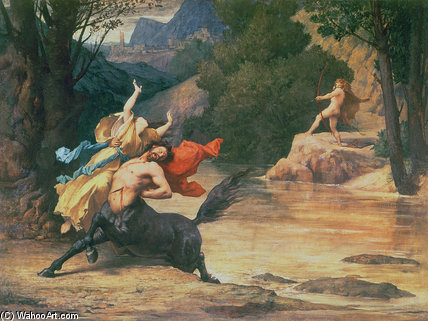 Death Of Nessus — Jules Elie Delauney