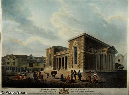 View Of The New Council House, Salisbury, — Edward Dayes