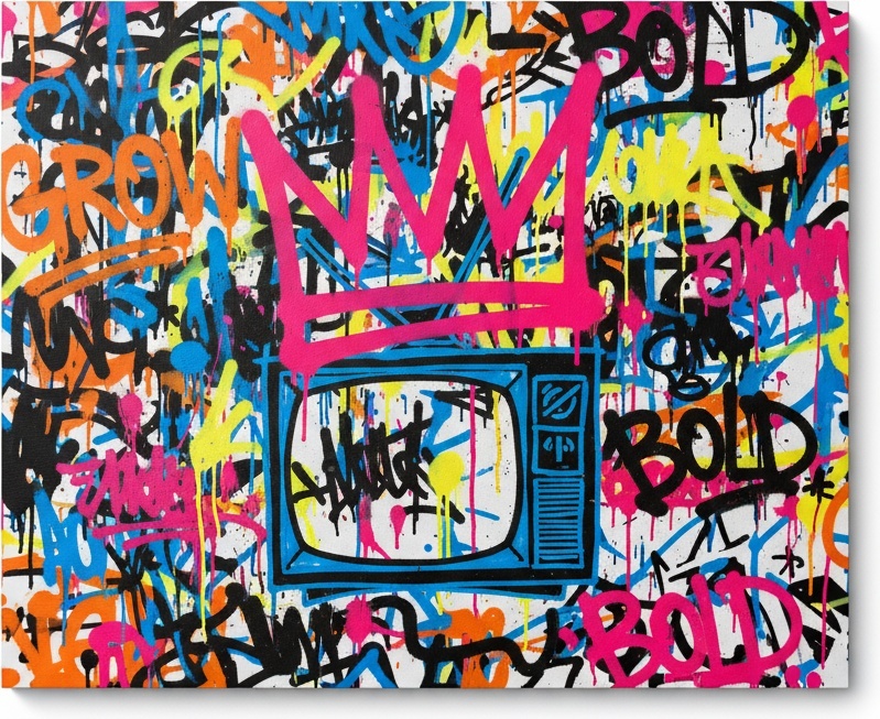 Chromatic Overload: A Magenta Crown Above Urban Echoes Of Electric Chaos — Laurent Fabre