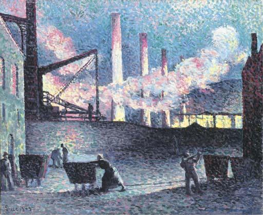 The Factory At Couillet — Maximilien Luce