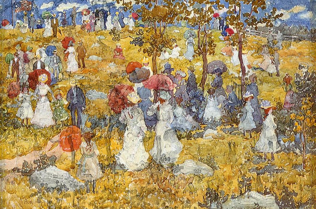At The Park — Maurice Brazil Prendergast