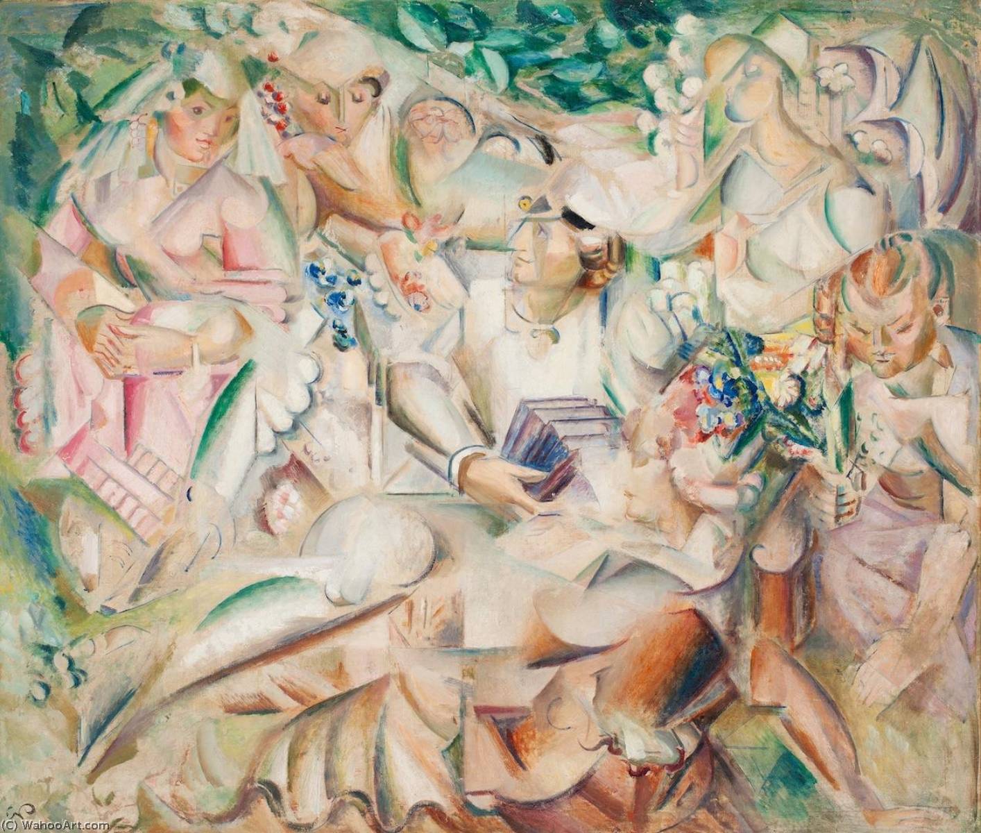 Four Girls And A Student — Georg Pauli