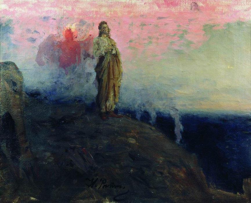 Follow Me, Satan (temptation Of Jesus Christ) — Ilya Yefimovich Repin