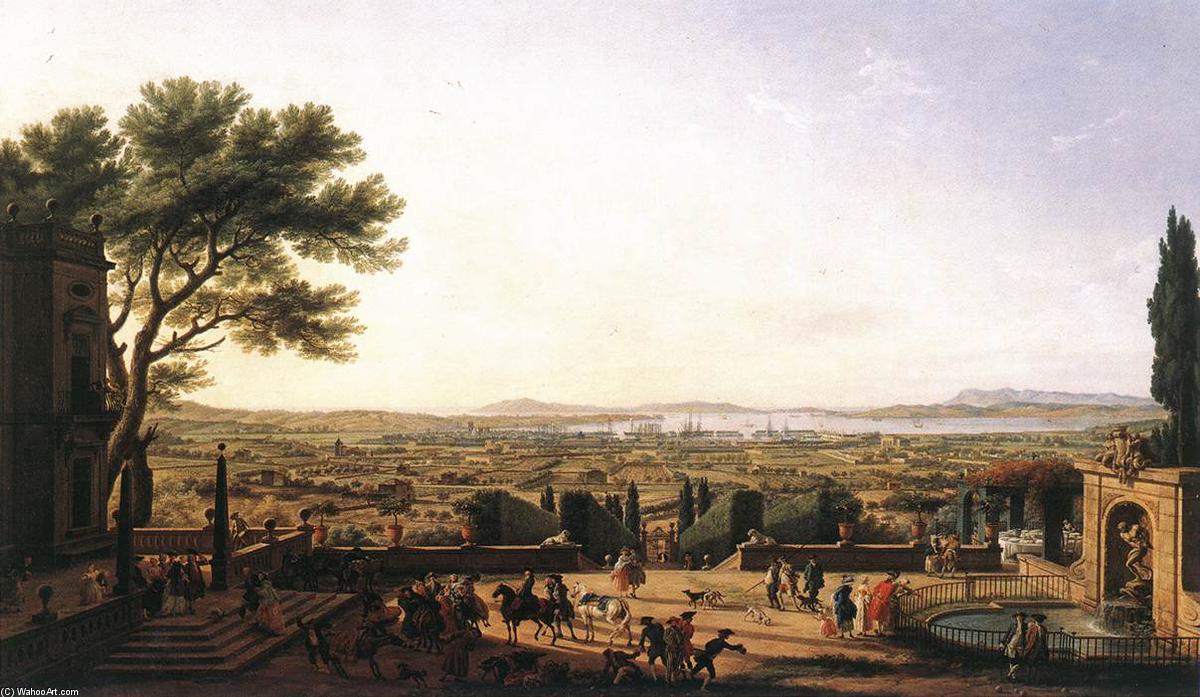 The Town And Harbour Of Toulon — Клод Жозеф Верне