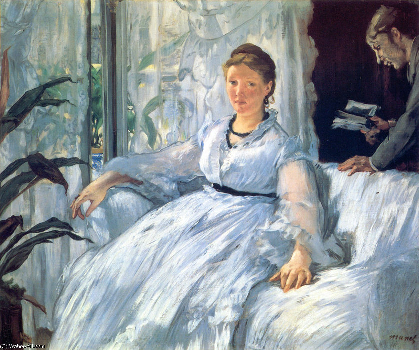 Lesen Von Mme Manet Und Leon — Édouard Manet