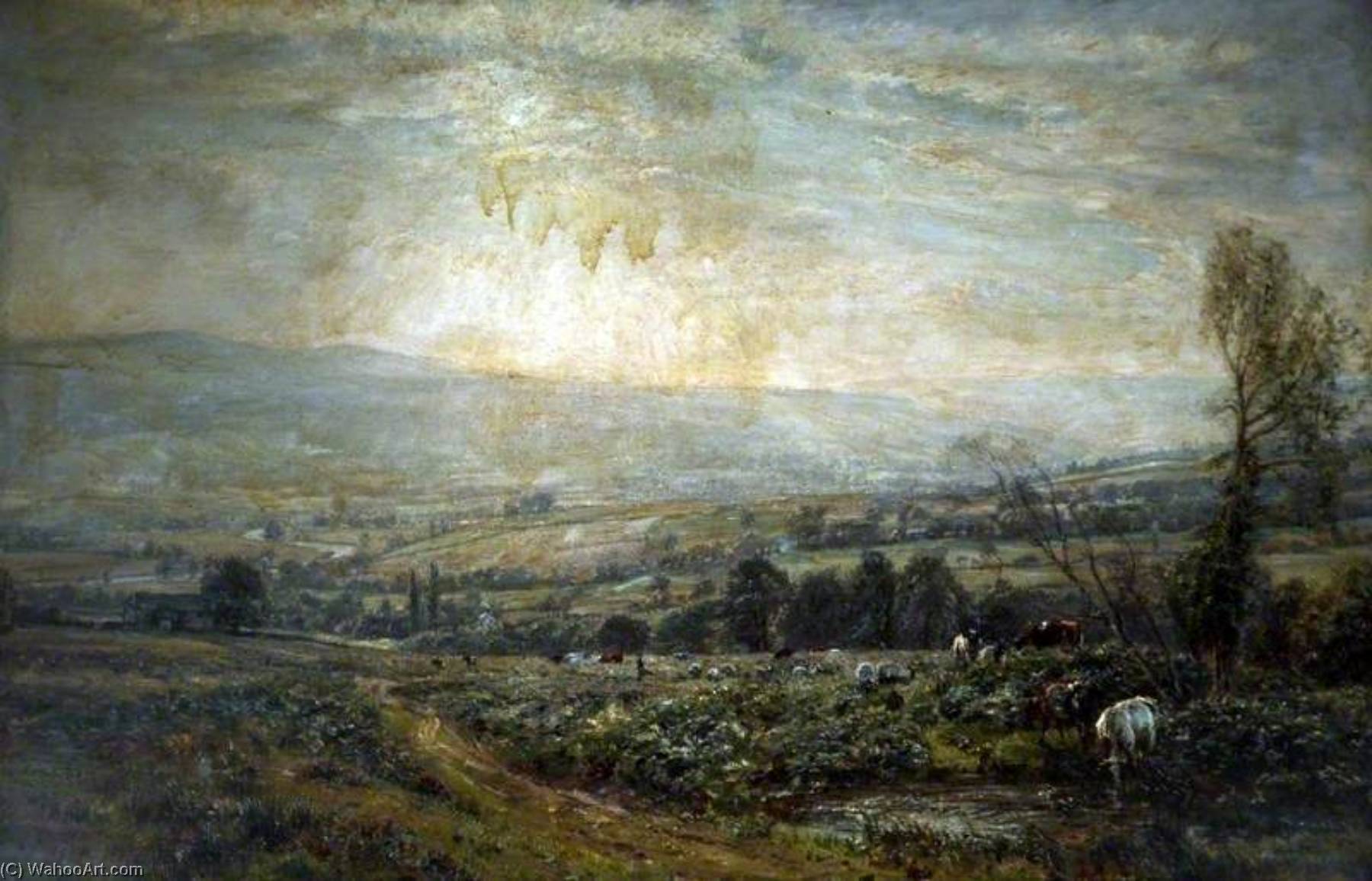 On The Wharf Near Bolton Abbey, Yorkshire — Herbert F Royle