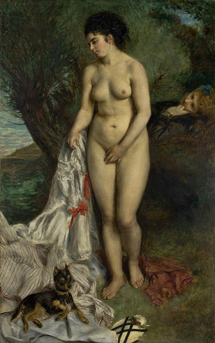 Lise En La Banca Del Sena — Pierre-auguste Renoir