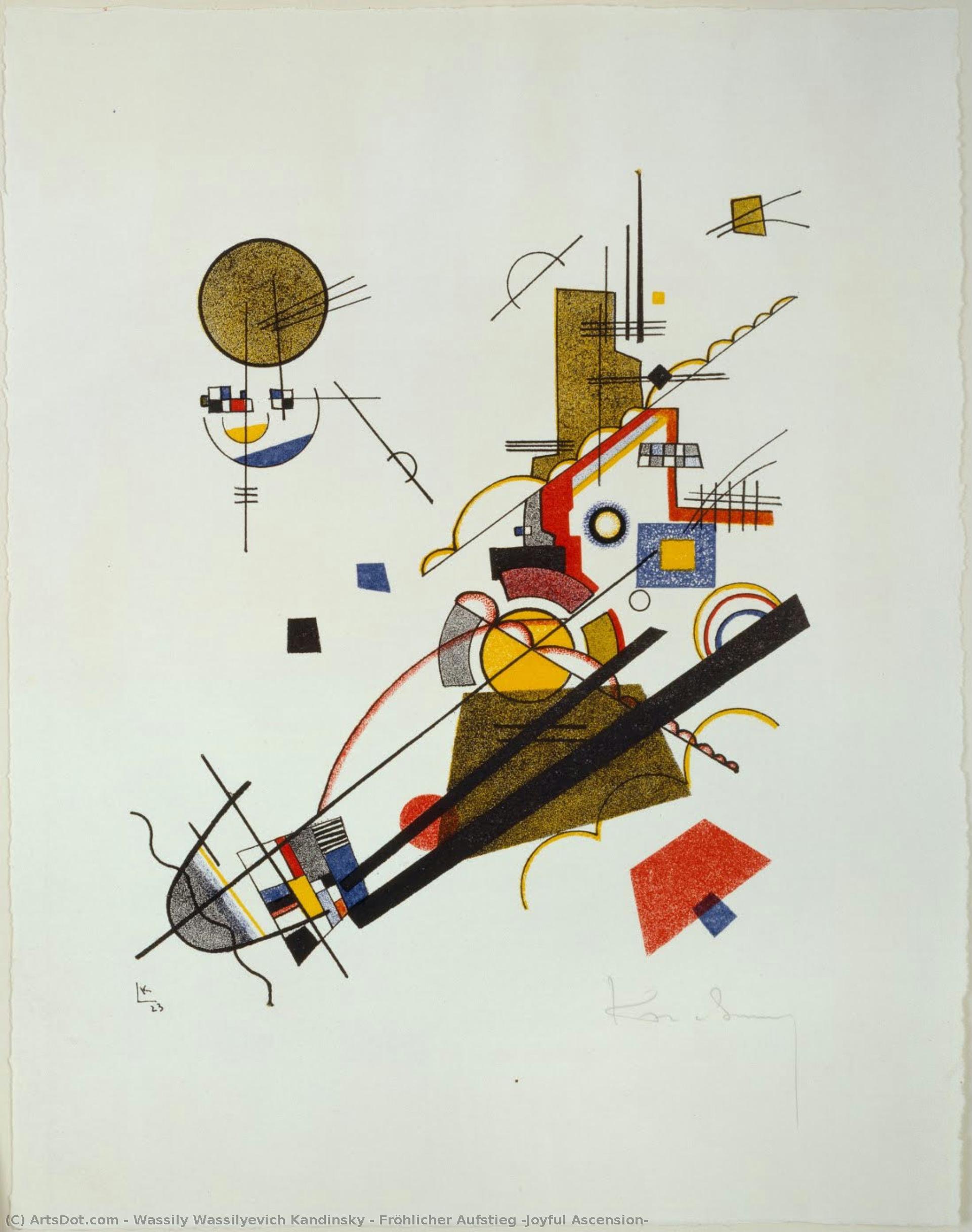 Fröhlicher Aufstieg (ascensión Alegre) — Wassily Wassilyevich Kandinsky