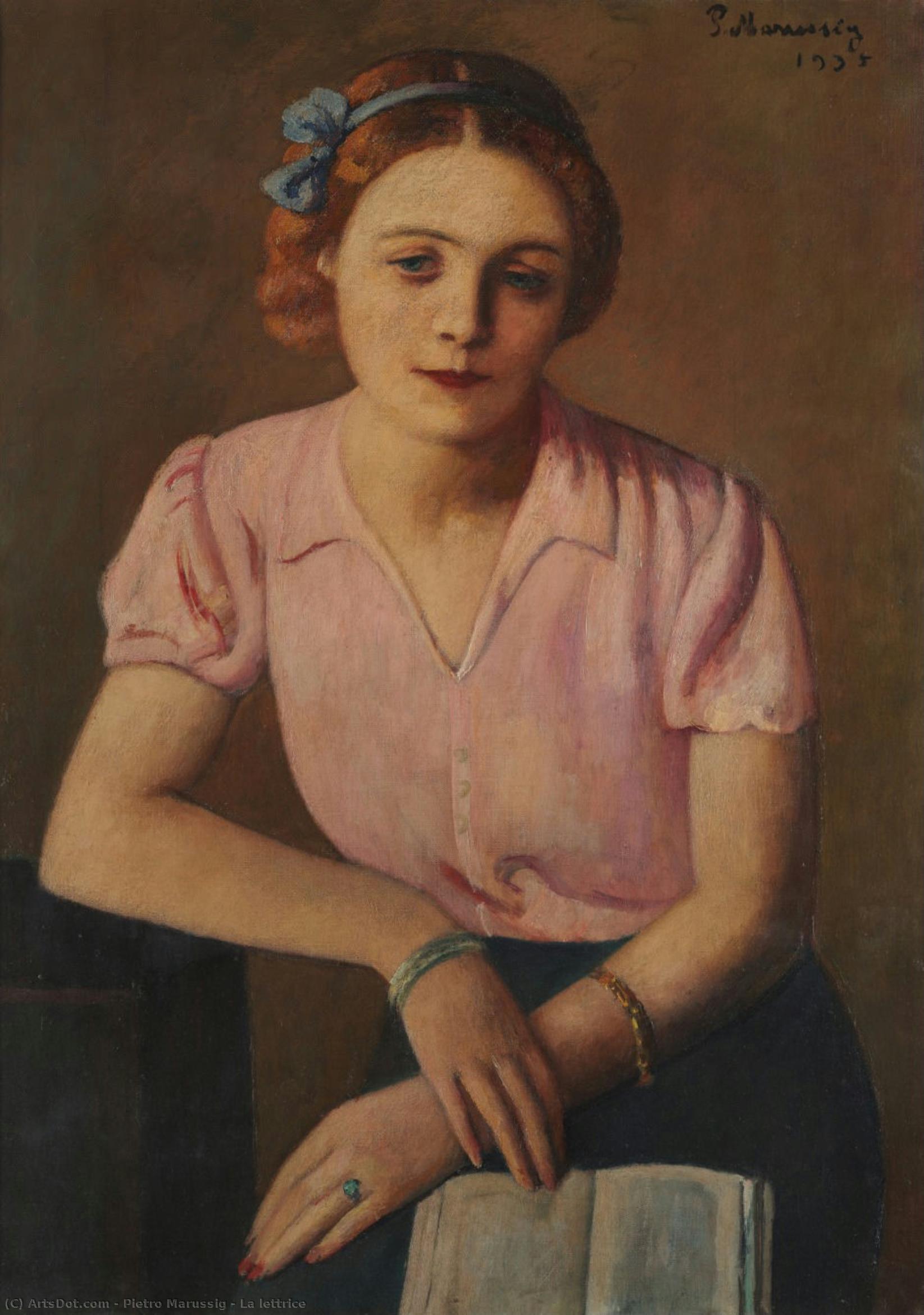La Lettrice — Pietro Marussig