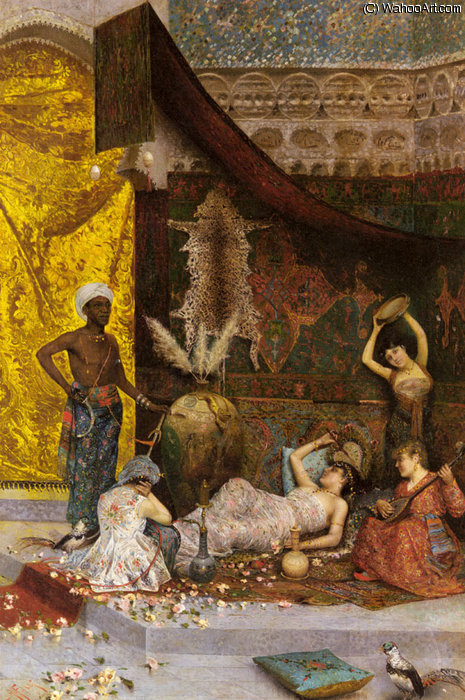 Alberto A Musical Interlude In The Harem — Fabbio Fabbi