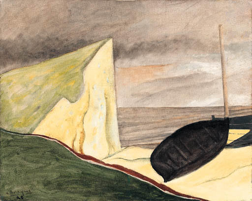 Stranded Cliff And Boat — Жорж Брак