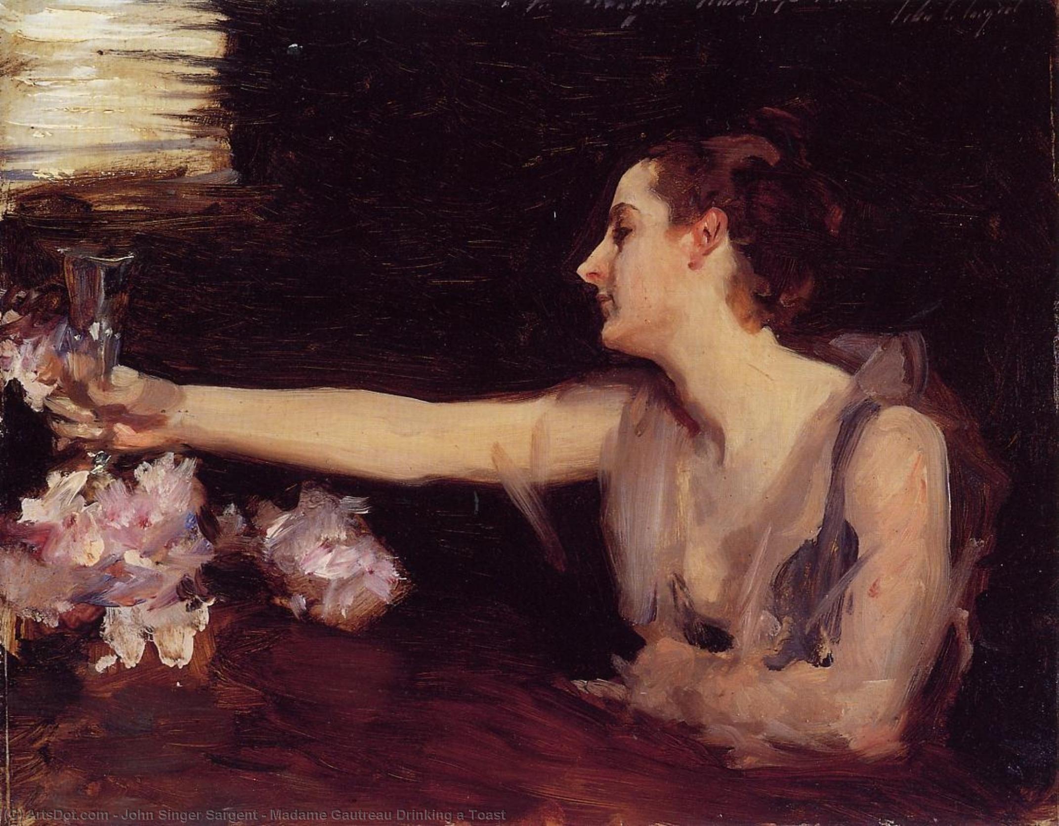 Madame Gautreau Drinking A Toast — Джон Сингер Сергент
