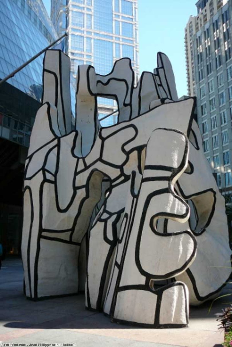 Monument With Standing Beast — ジャン・フィリップ・アルトゥール・デュブフェ