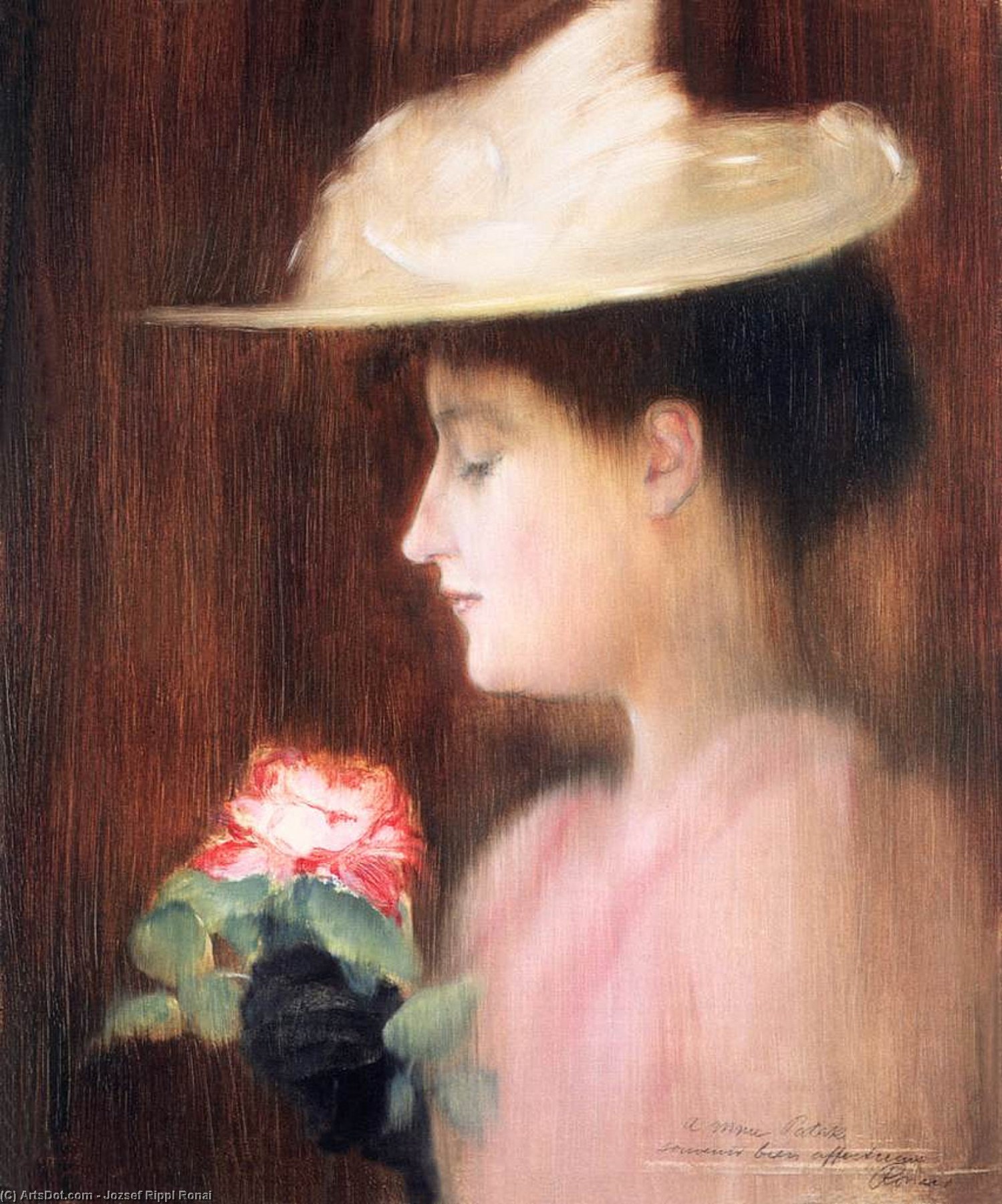Portrait Of Mrs Pataki — József Rippl-rónai