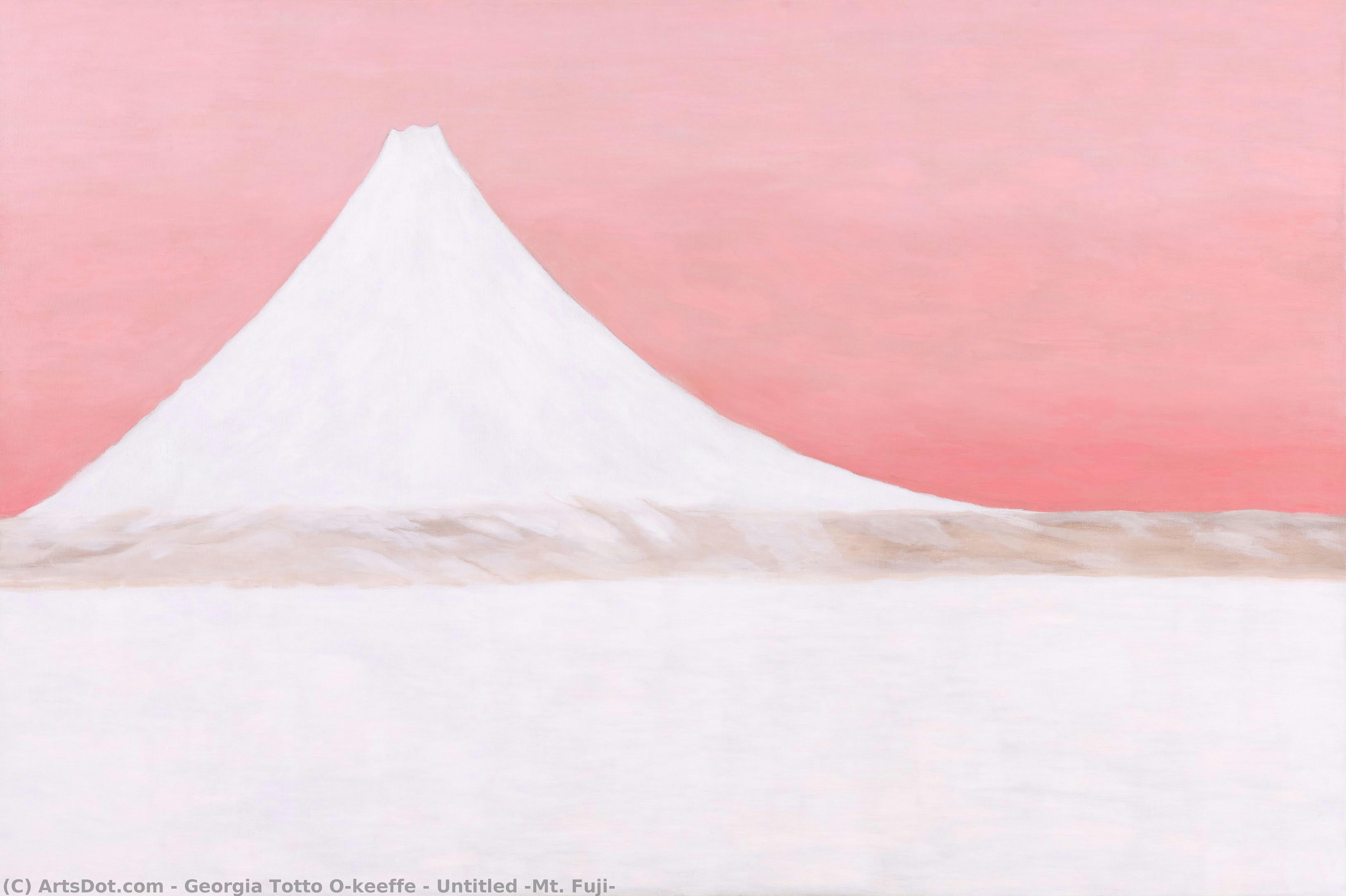 Untitled (mt. Fuji) — Georgia O’keeffe