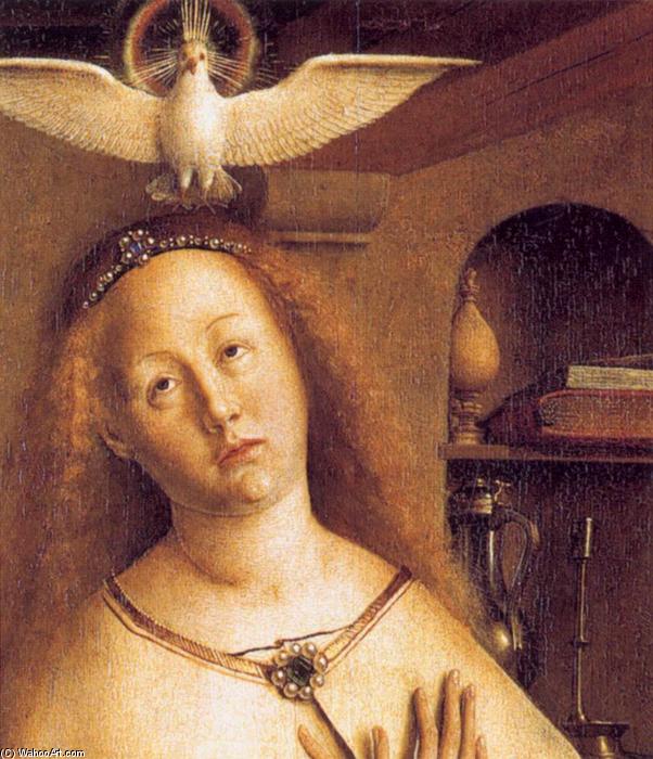 Das Aachener Altarbild: Maria Von Der Verkündigung (detail) — Jan Van Eyck