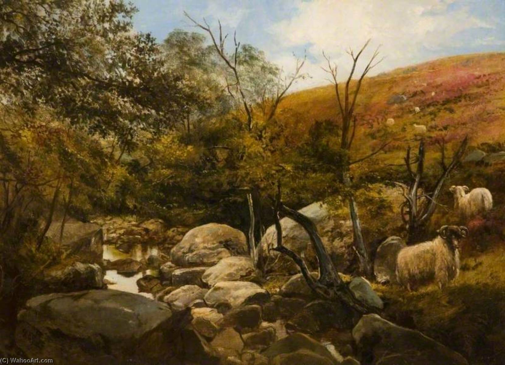 On The Black Burn, Near Rothbury, Northumberland — Robinson Elliott