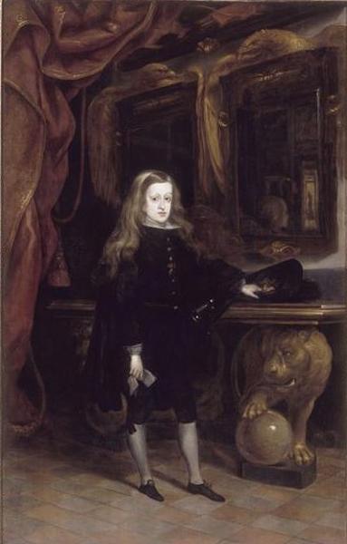 Portrait De Charles Ii, Roi D'espagne — Juan De Miranda