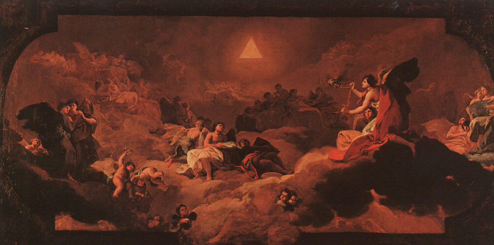 The Adoration Of The Name Of The Lord — Francisco José De Goya Y Lucientes