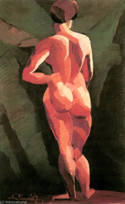 Nude, Back View — Jozsef Nemes Lamperth