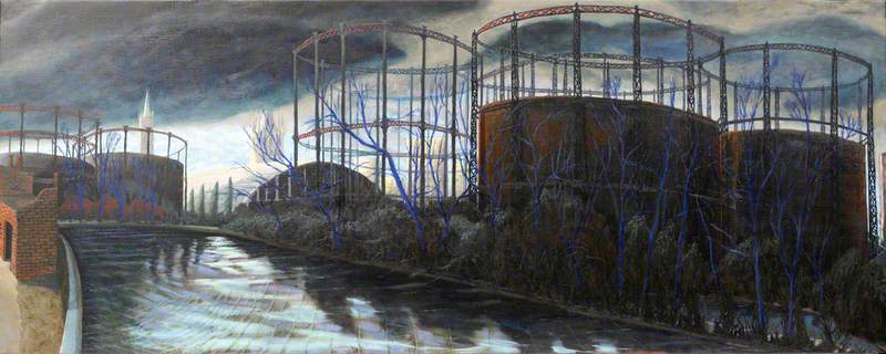King's Cross Gasholders, Afternoon, London — Mark Cazalet