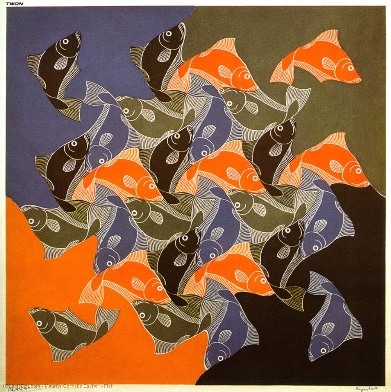 Fish — М. К. Ешер