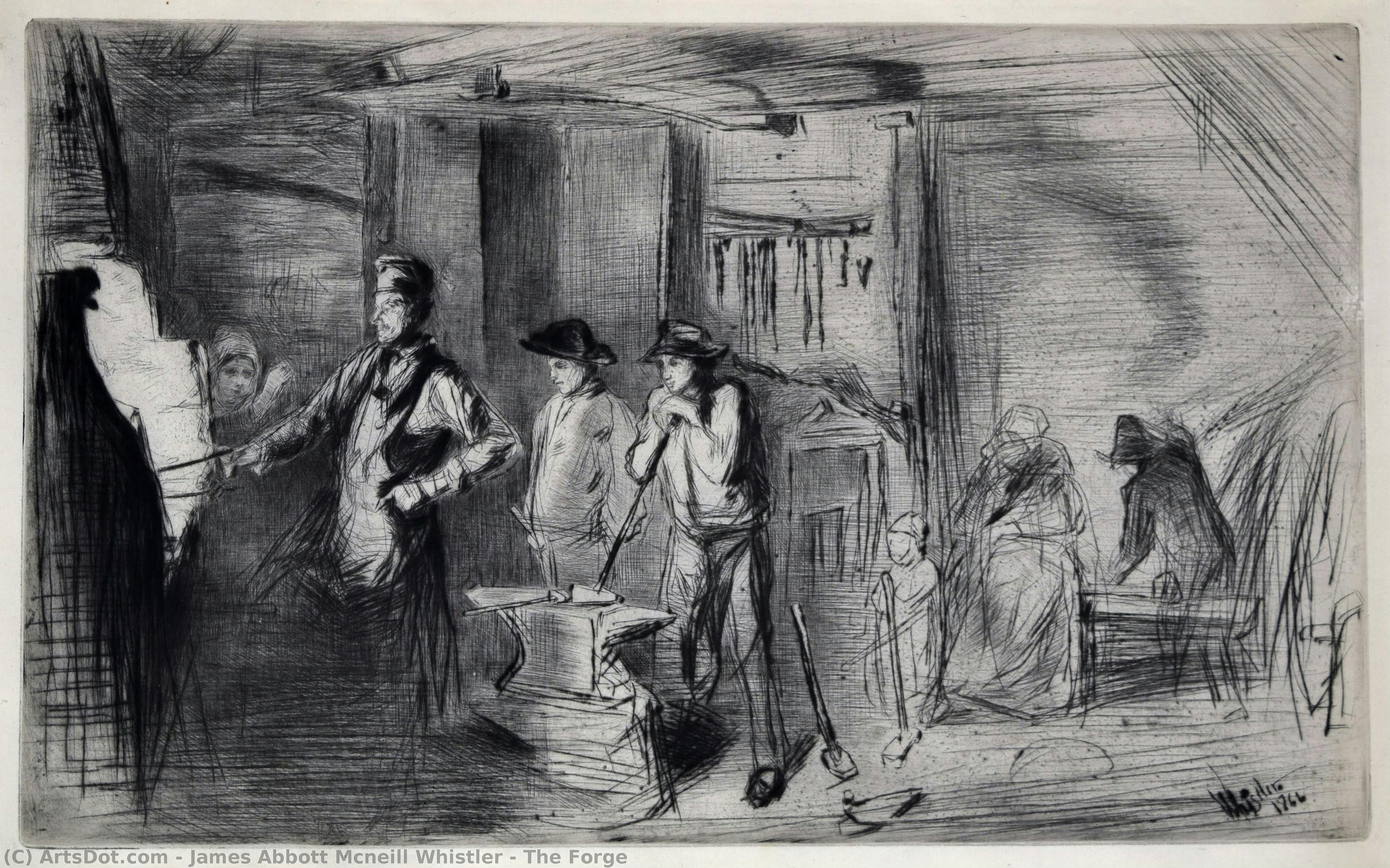 The Forge — James Abbott Mcneill Whistler