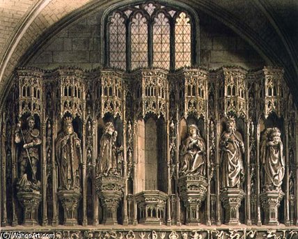 Screen Over The Chantry Of Henry The Fifth — Frederick Mackenzie