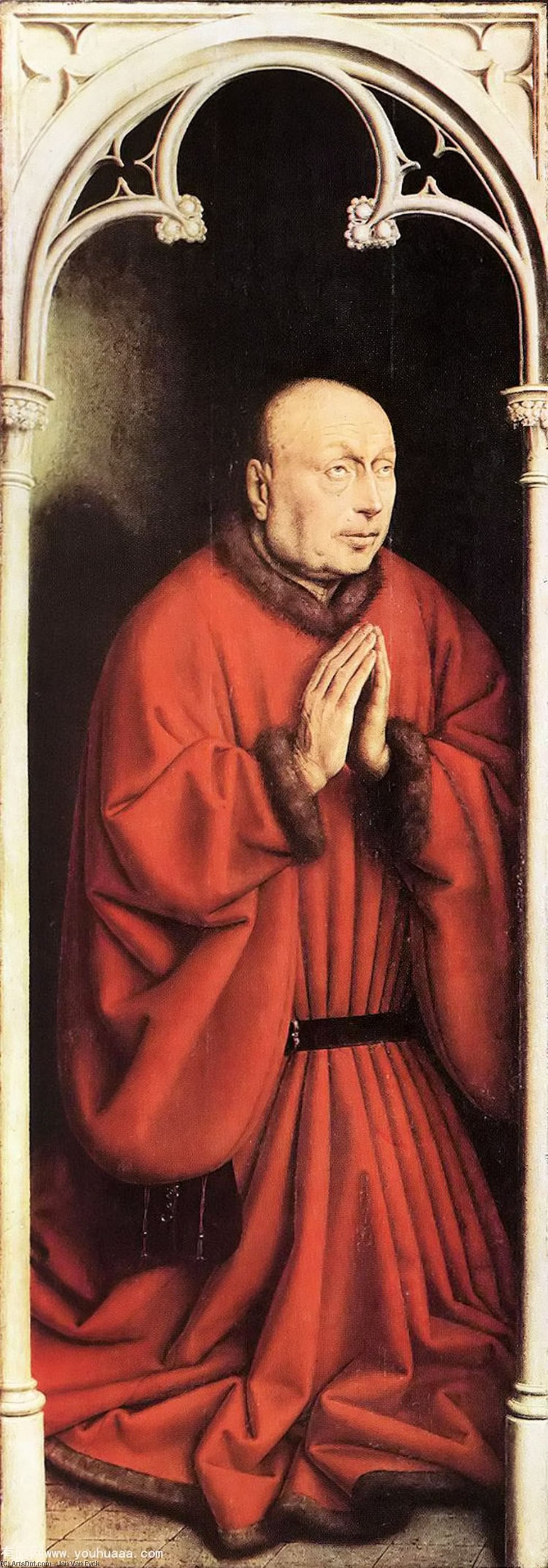 Das Altarbild Von Gent: Der Stifter — Jan Van Eyck