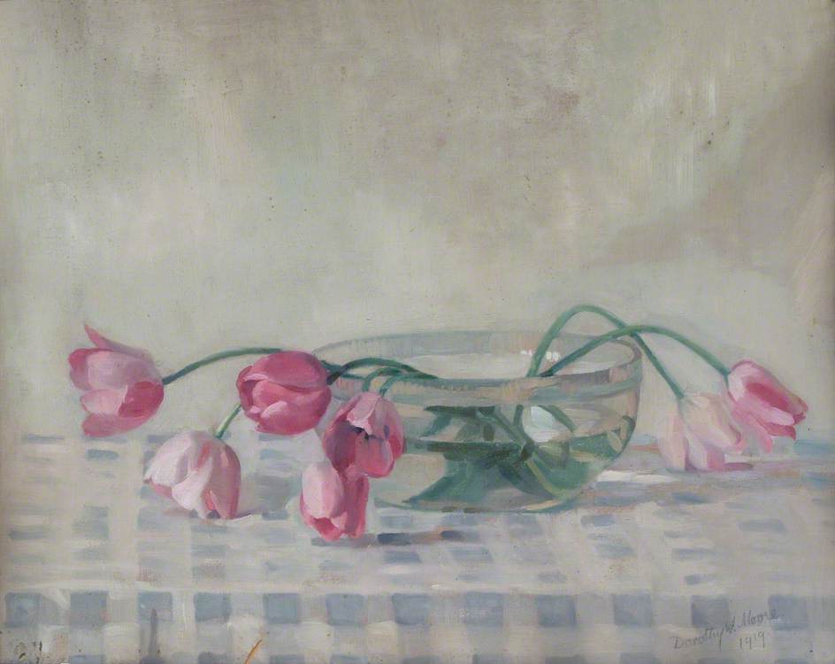 Pink Tulips — Dorothy W Moore