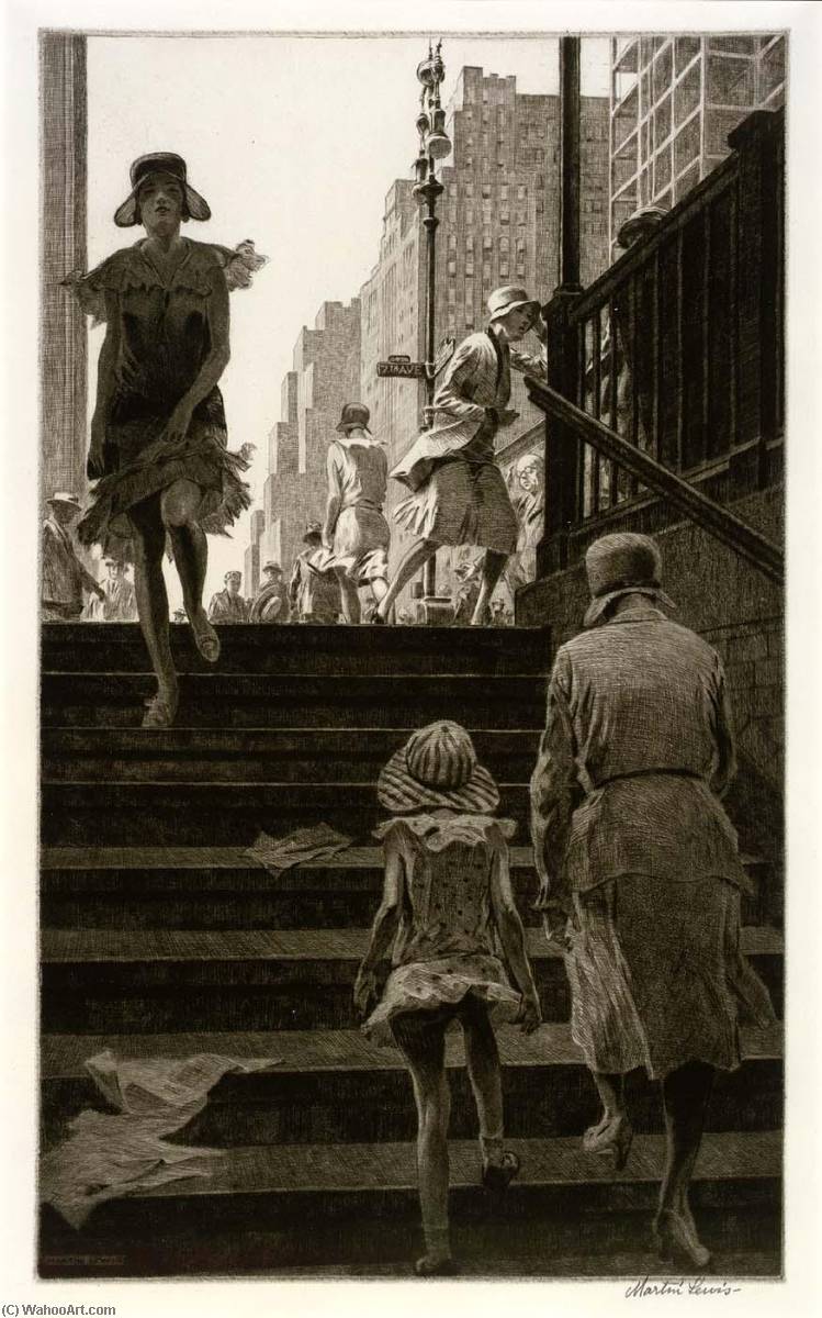 Subway Steps — Martin Lewis